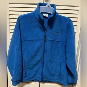 Columbia Blue Fleece Jacket boys 10/12